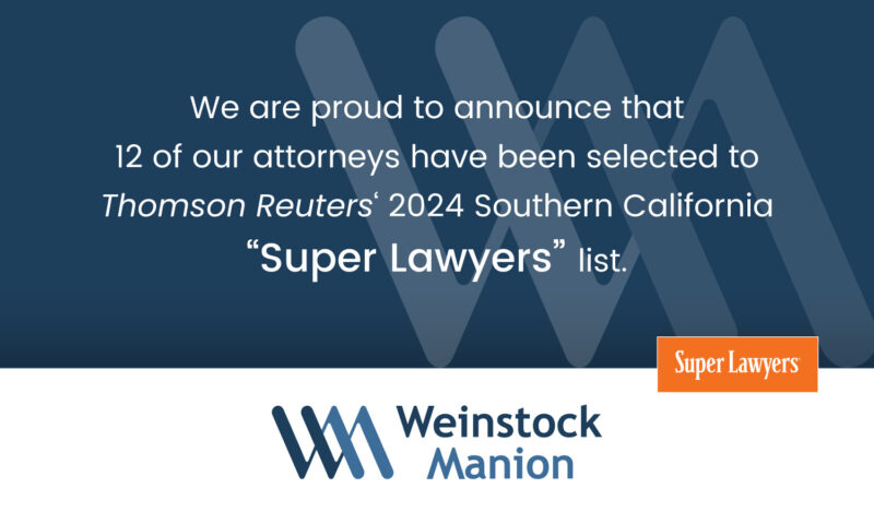 Twelve Of The Firm S Attorneys Selected To 2024 Southern California   WM SuperLawyers2024 1 800x480 